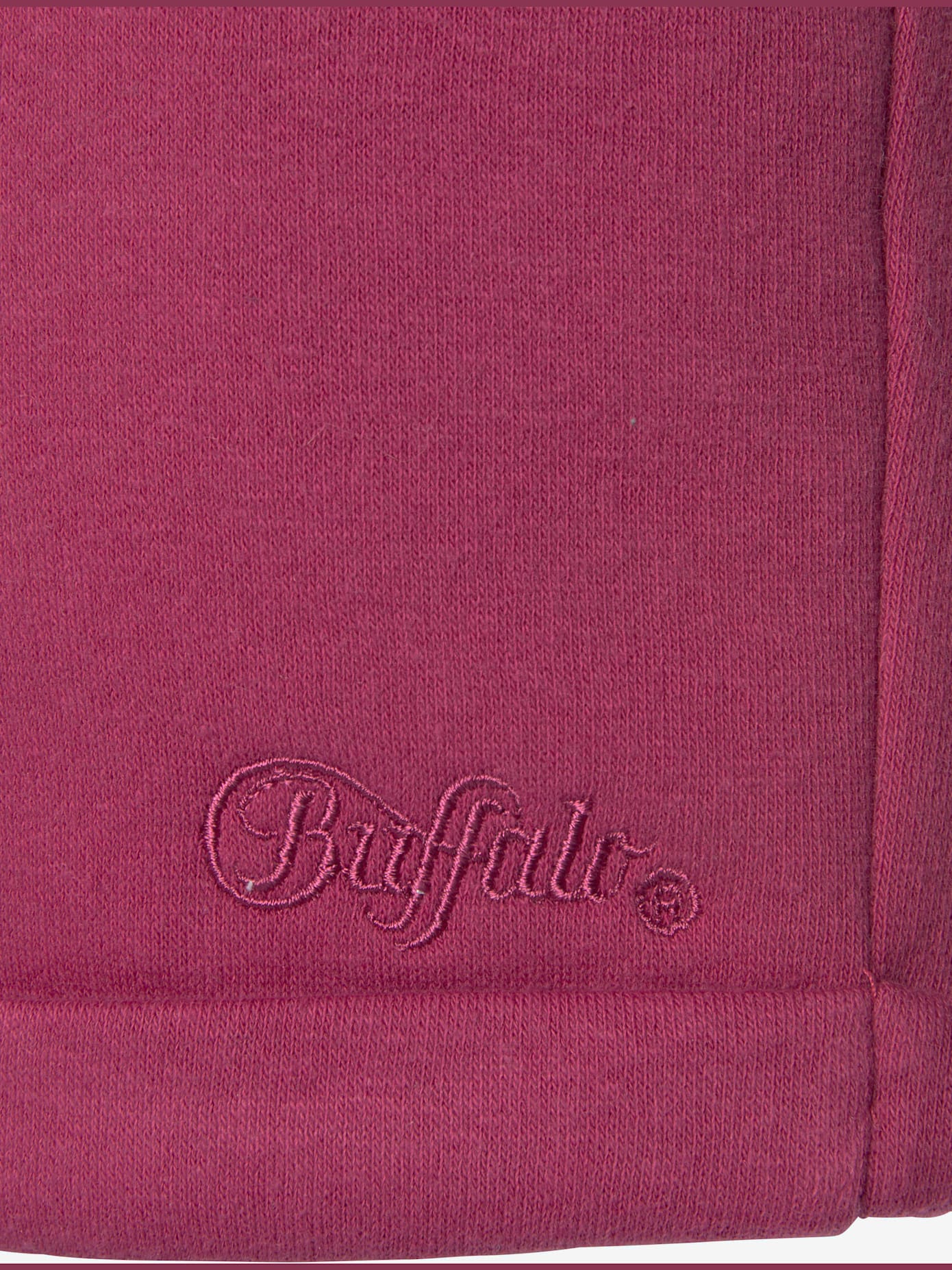 Short en matière sweat short en coton molletonné avec logo brodé