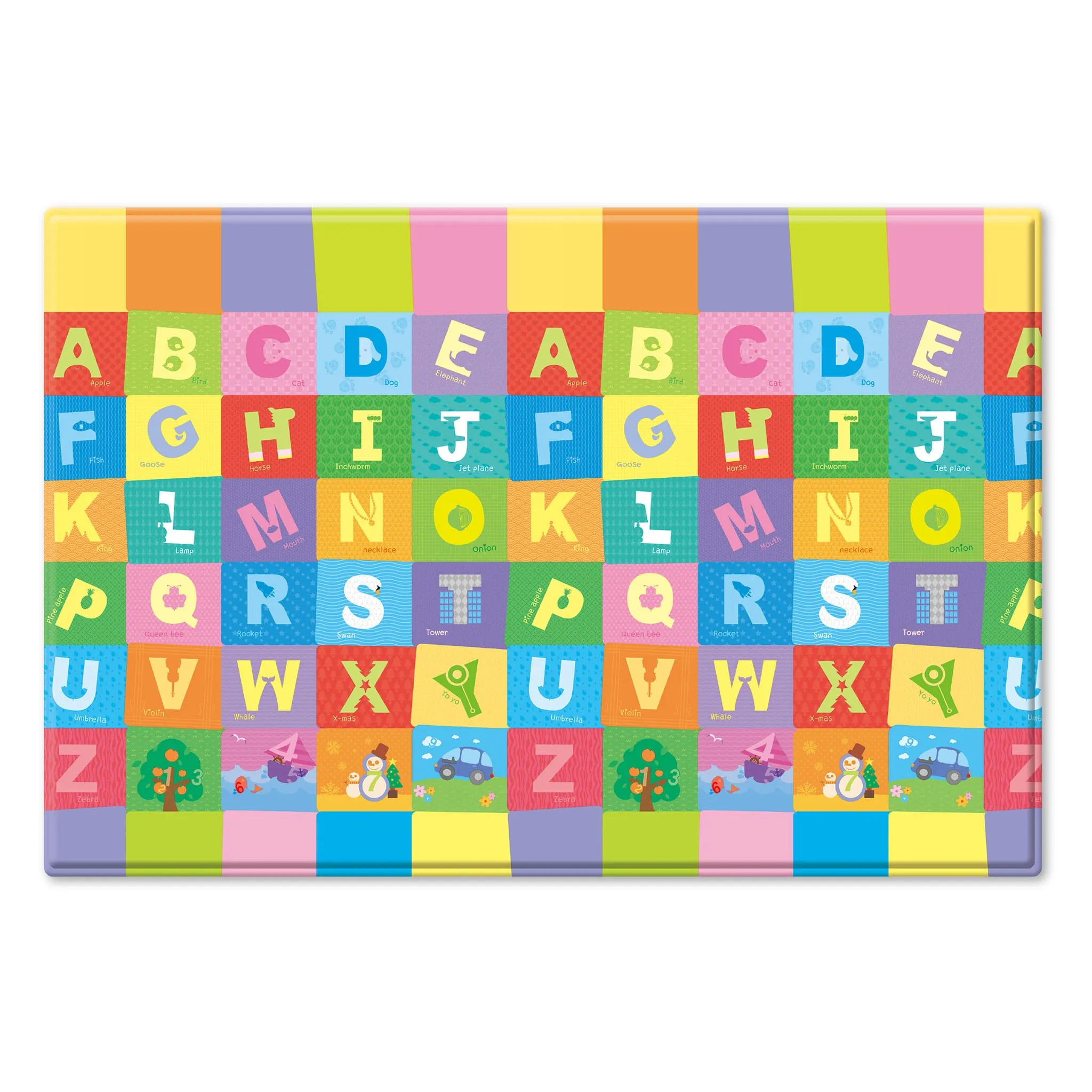 Baby Care Tapis de Jeux Réversible Grand - Joyeux Village