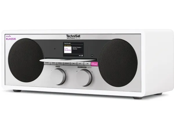 TechniSat DigitRadio 451 CD mdr Klassik Edition - Audiosystem - 2 x 10 Watt - hvid