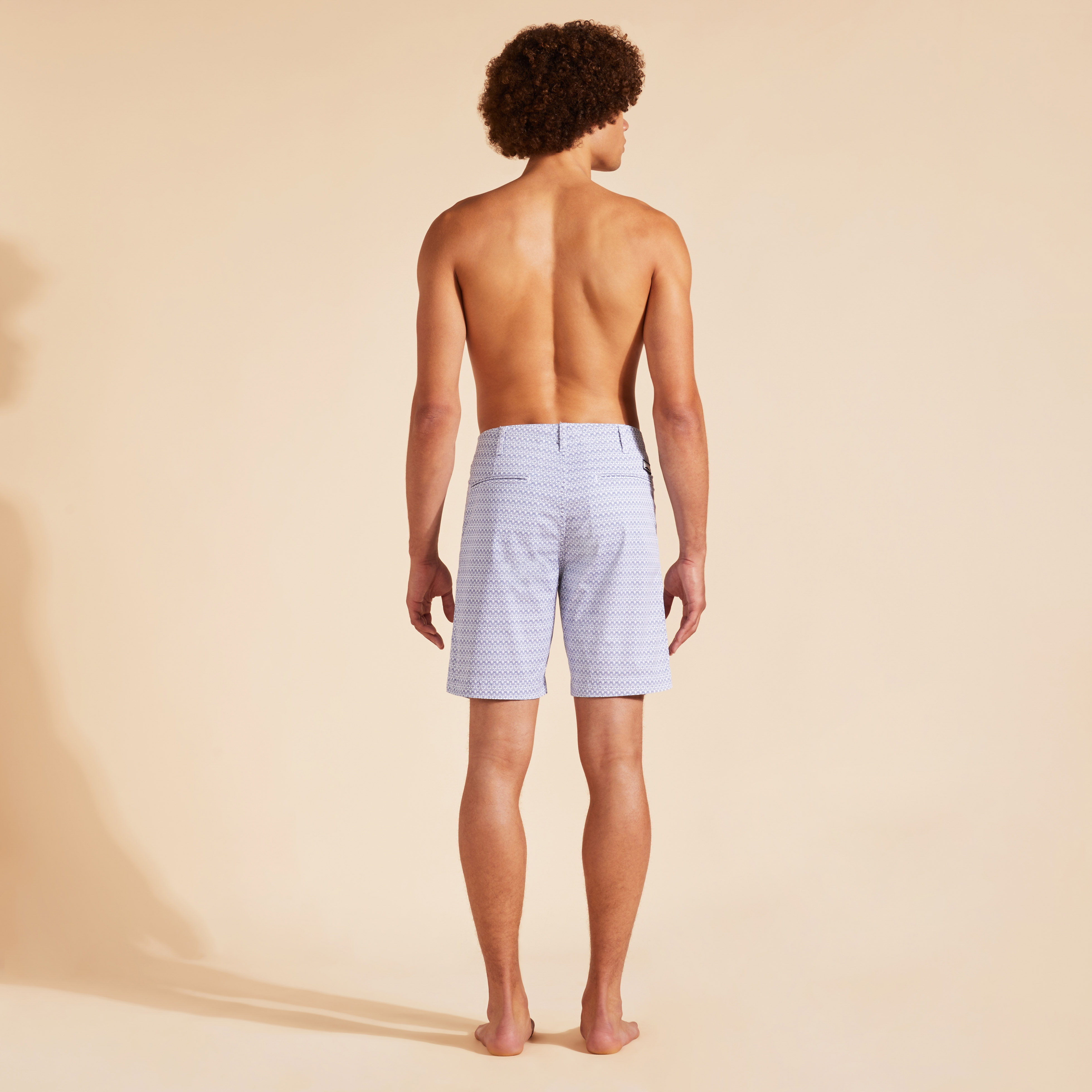Bermuda en Coton Homme Micro Starlettes