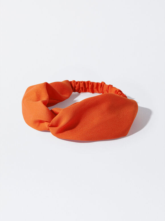 Tiara Turbante Nude - Naranja