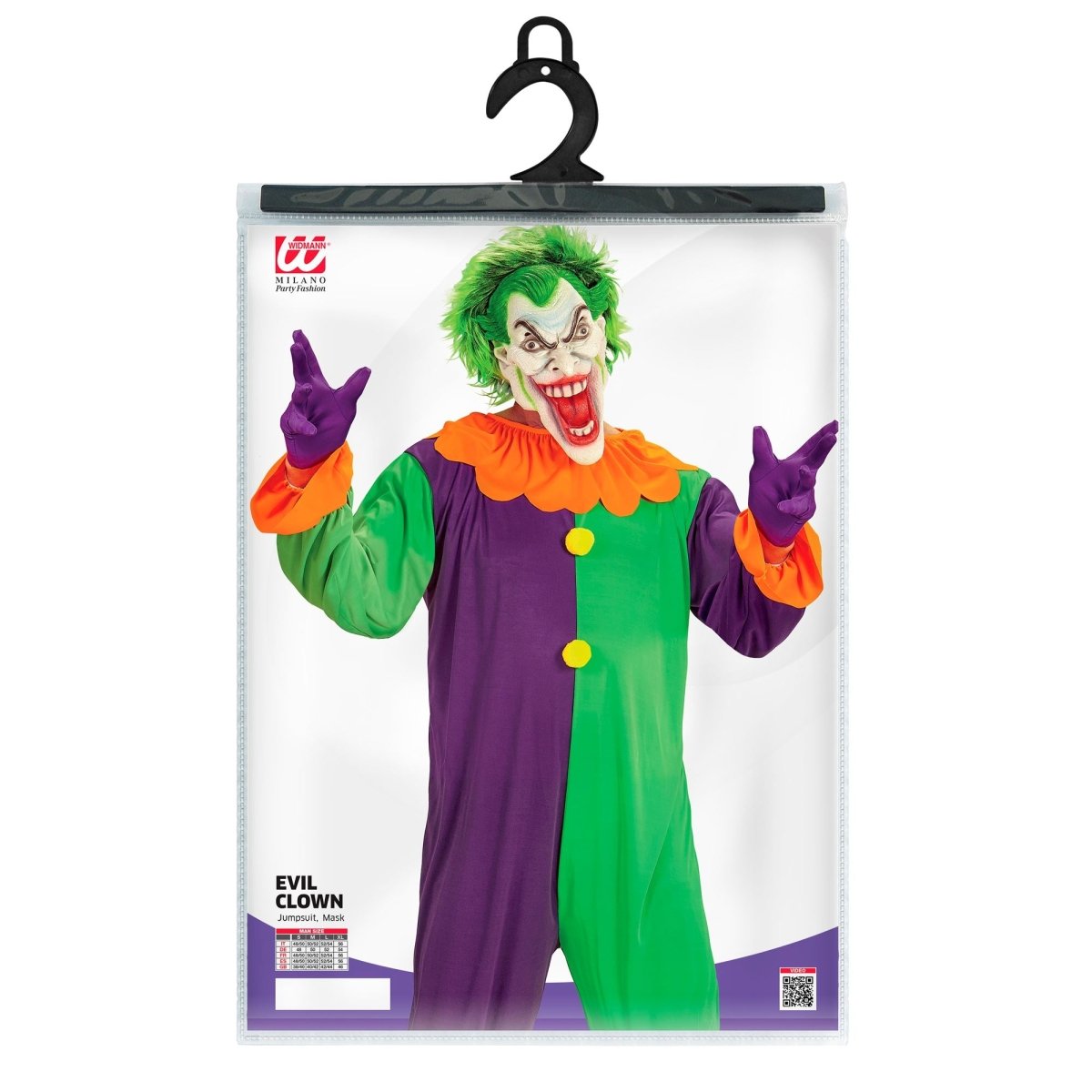 Halloween Kostuum Gekleurd Heren Joker