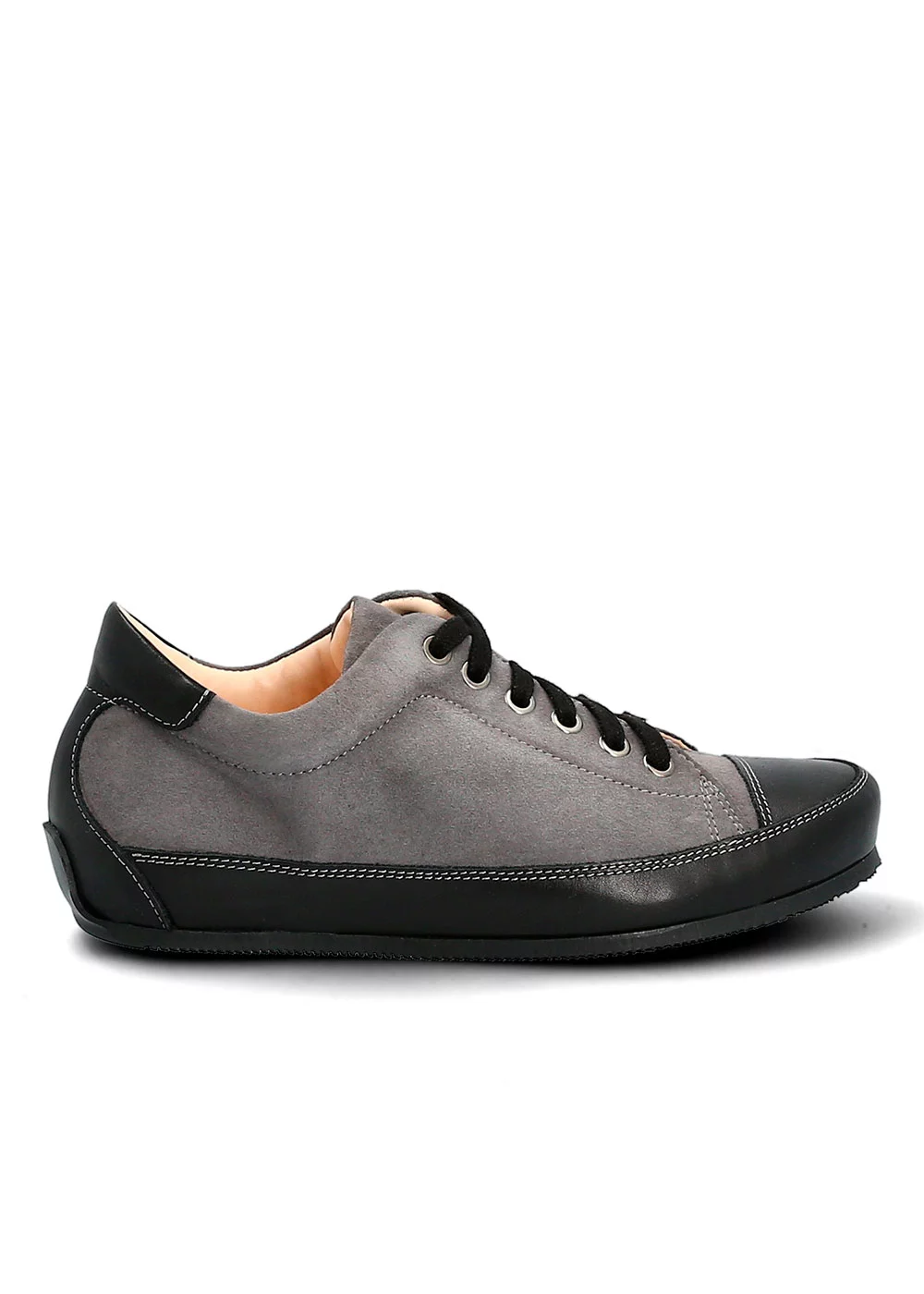 BASKET ROTONDA VELOURS GRIS