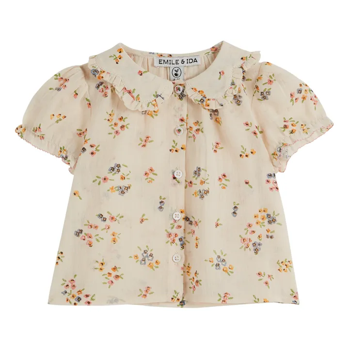 Emile et Ida Blouse Achillea Fleurie | Beige
