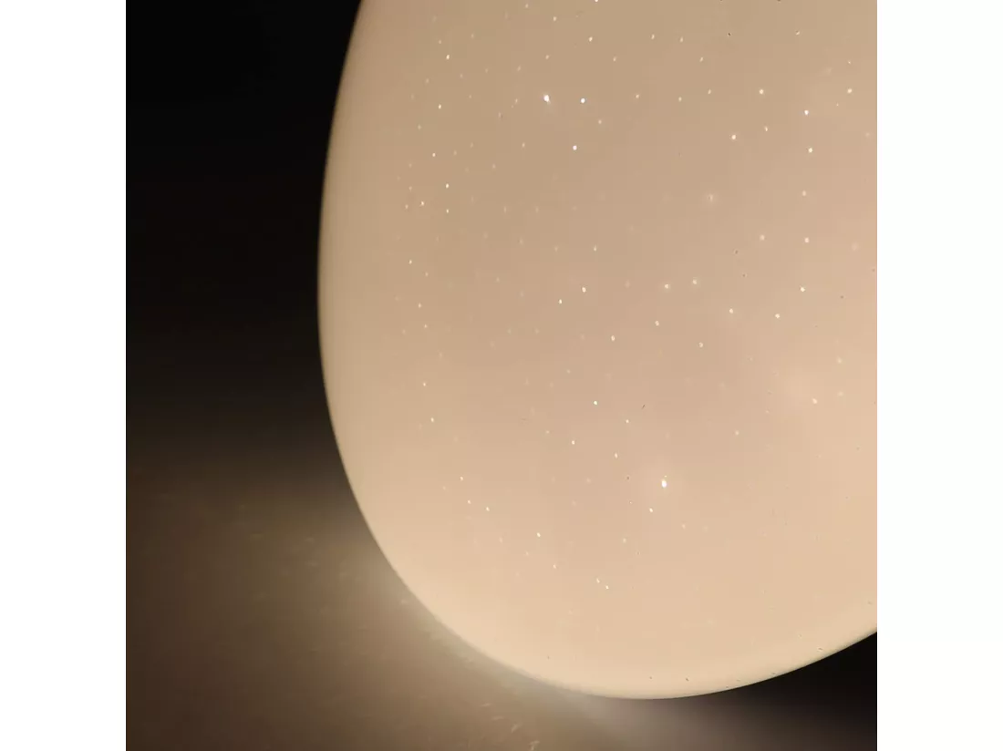 NETTLIFE Plafonnier LED Lampe de Chambre à Coucher Ciel Étoilé Intensité Variable avec Télécommande 37 W Lampe de Chambre d'Enfant 28 cm pour Salon