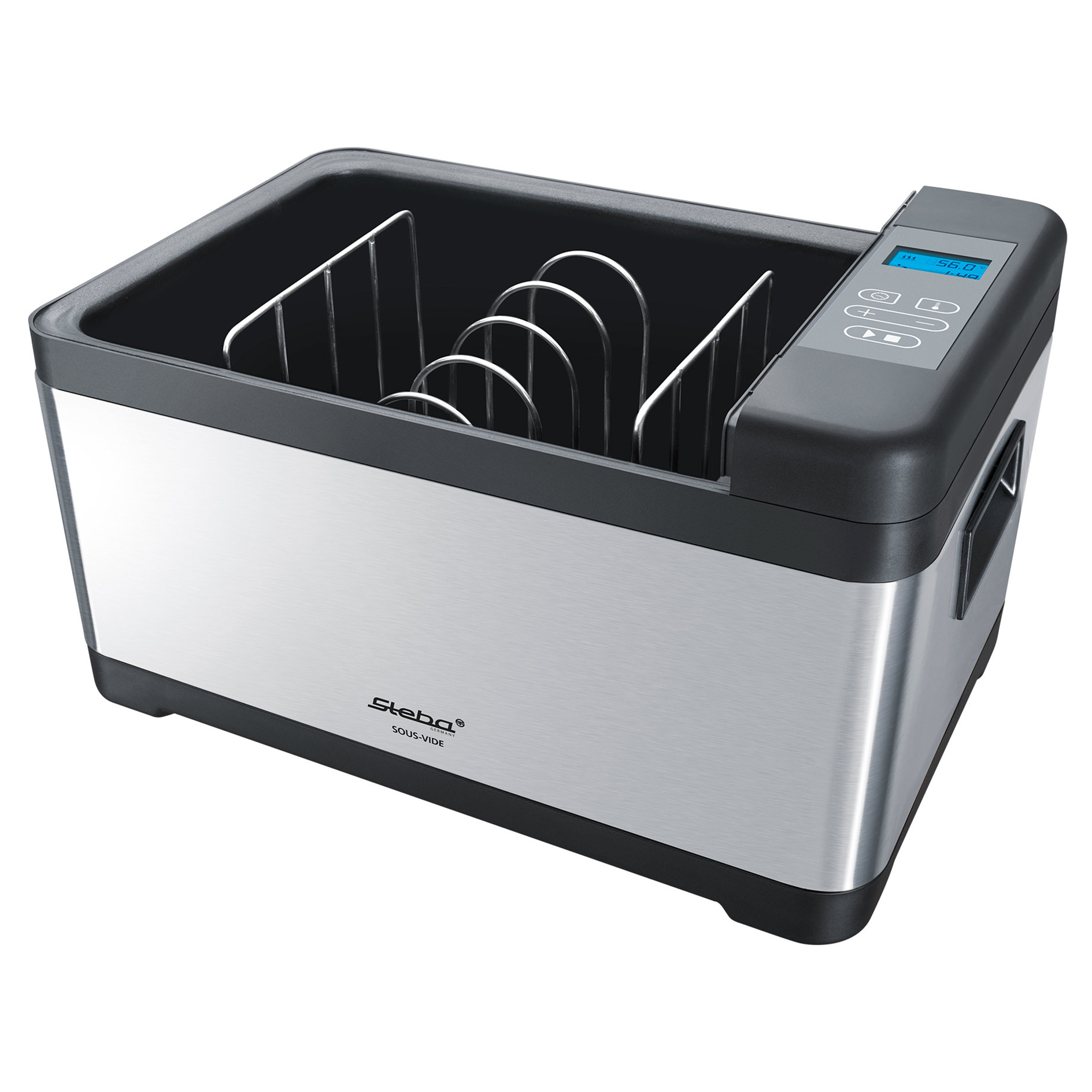 STEBA Sous-Vide Garer - Edelstahl-schwarz - 10 Liter