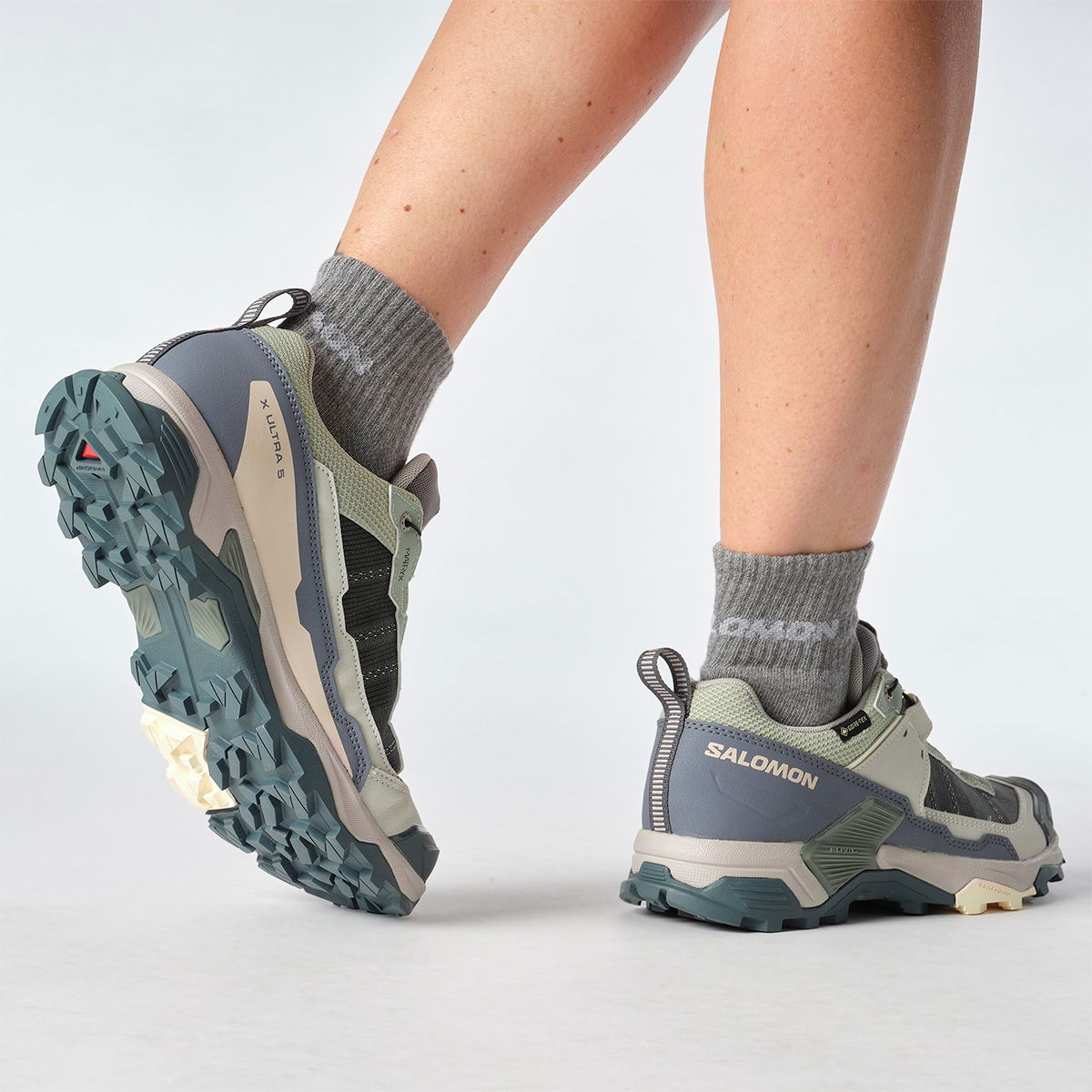 Salomon X Ultra 5 GTX vandresko, dame (Seagrass Turbulence)