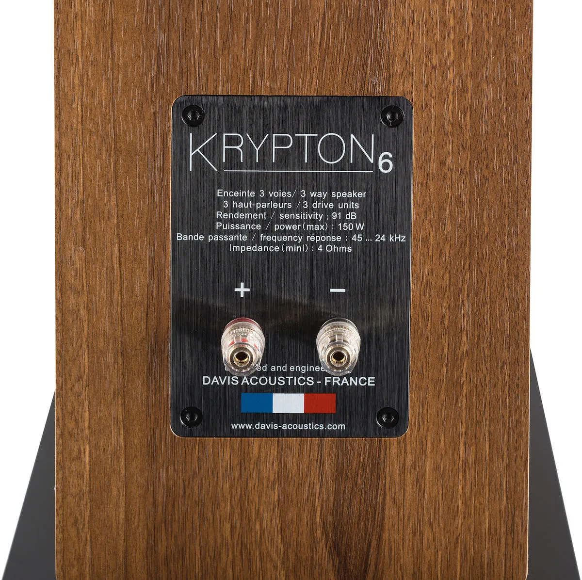 Davis Acoustics Krypton 6 Noyer (la paire) Enceintes colonne