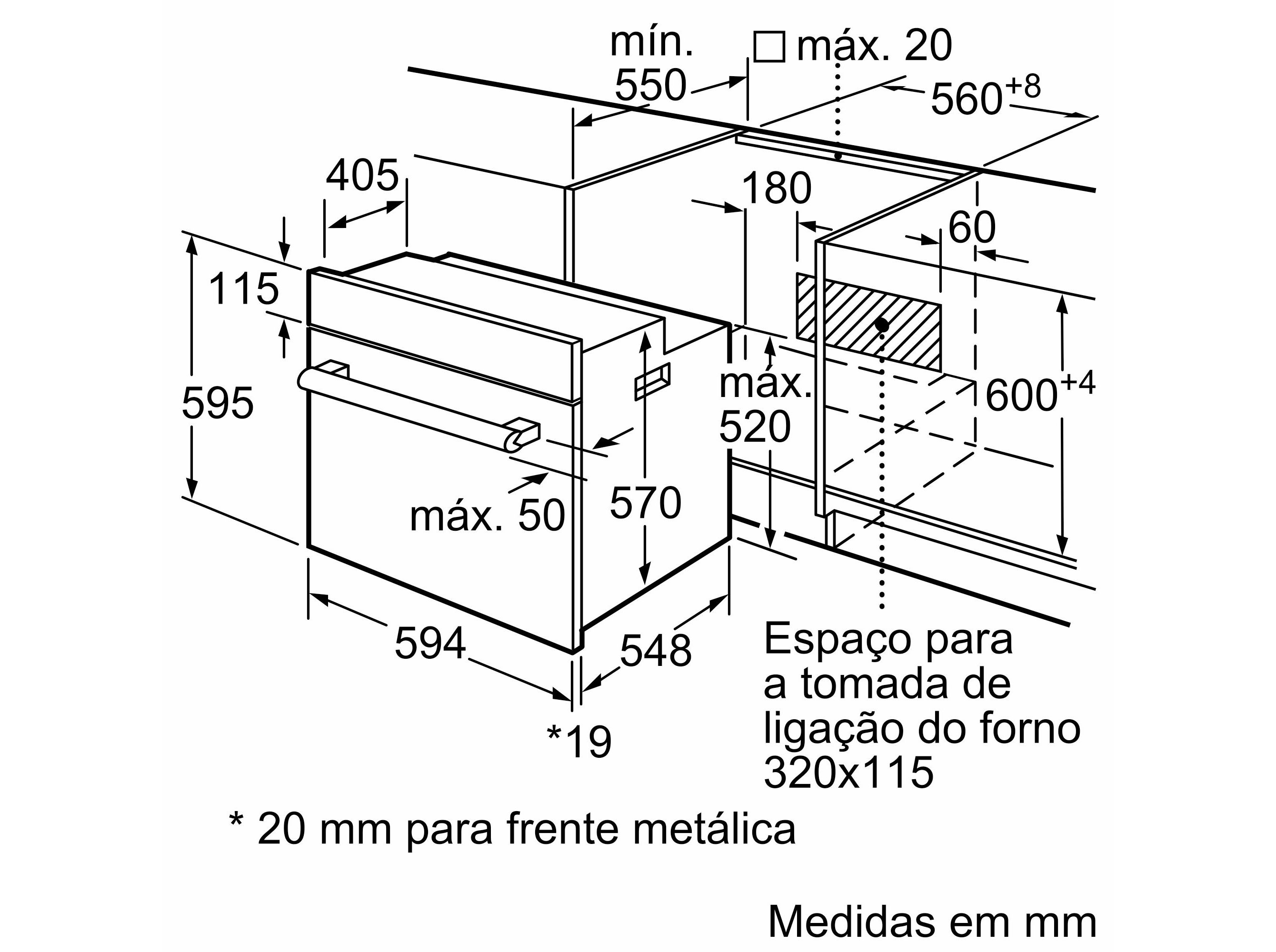 FORNO MULTIFUNÇÕES BALAY 3HB2031X0 A 66 L INOX