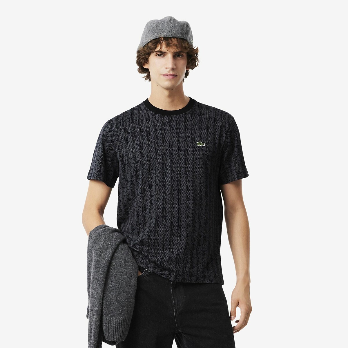 Camiseta LACOSTE com monograma