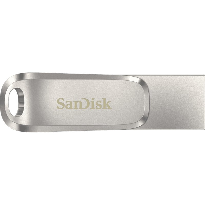 SanDisk Ultra Dual Drive Luxe lecteur USB flash 64 Go USB Type-A / USB Type-C 3.2 Gen 1 (3.1 Gen 1) Acier inoxydable