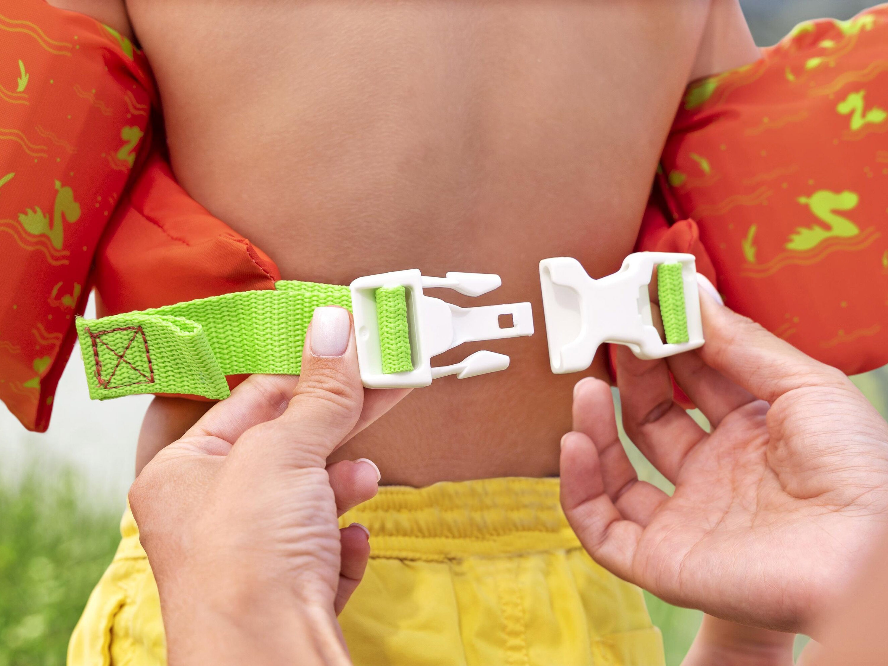 Schwimmhilfe für Kinder Puddle Jumper Seeungeheuer 15 - 30 kg