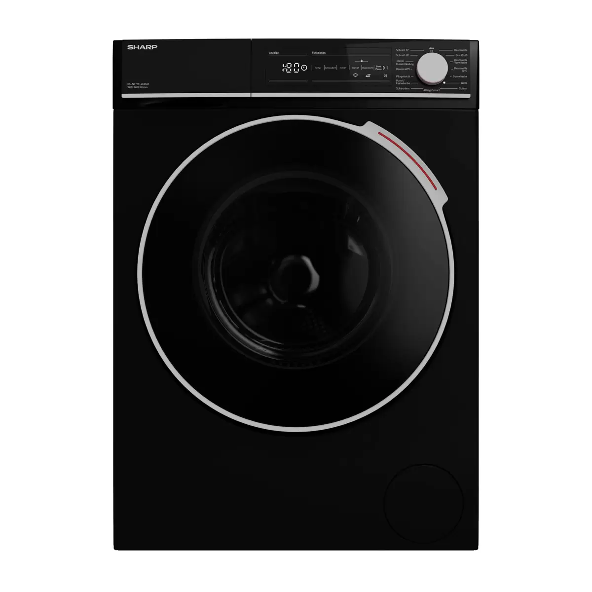 Waschmaschine 9kg Sharp ES-NFH914CBDA-DE Schwarz
