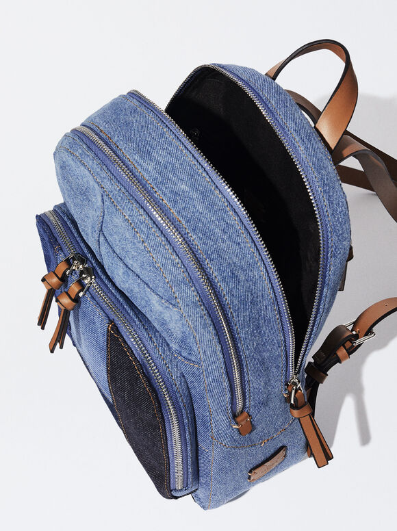 Mochila jeans - Azul