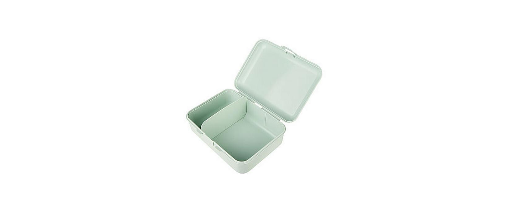 Lunchbox Safari BlassgrünKinderbrotdose mit herausnehmbarem Fach