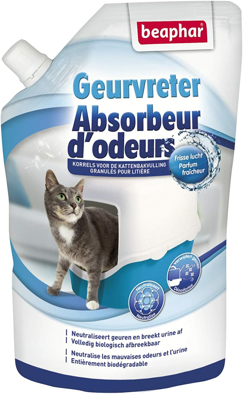 Echantillons absorbeurs d'odeurs litiere 20g parfum fraîcheur