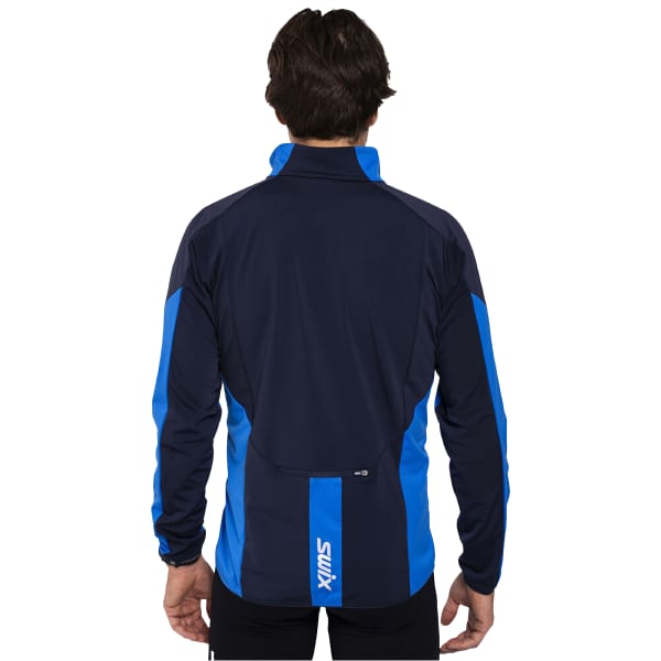 Veste ski de fond SWIX FOCUS WIND JACKET ACTIVE BLUE/DARK NAVY