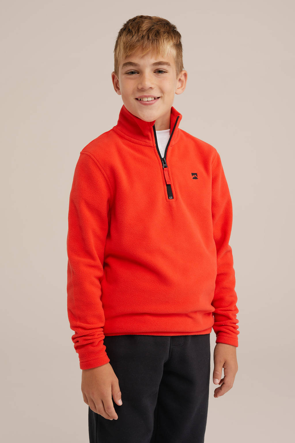 WE Fashion sweater felrood