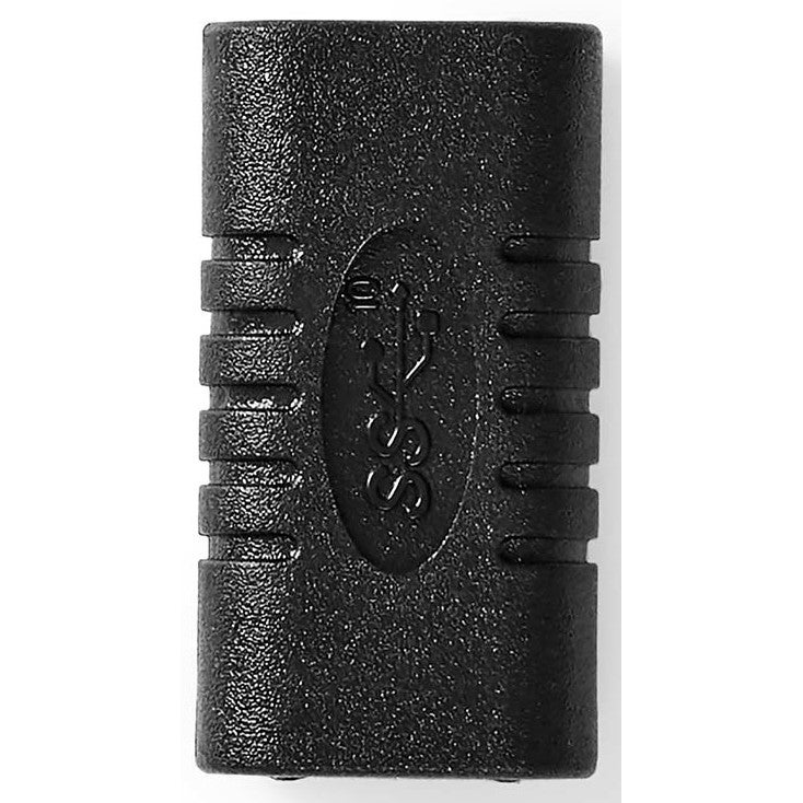 Nedis CCGP64900BK USB 3.2 Gen 2 adapter USB-C female - USB-C female 10 Gbps