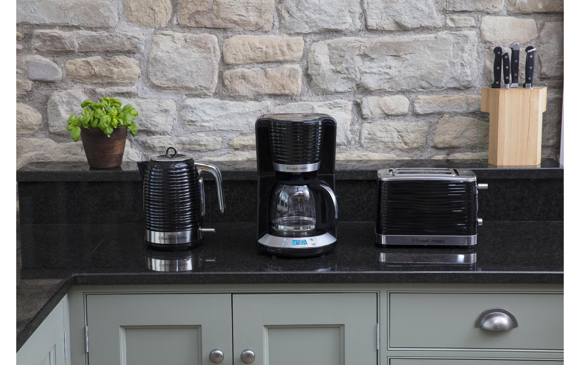 RUSSELL HOBBS Toaster »Inspire 24371-56 Schwarz« 2 kurze Schlitze für 2 Scheiben 1050 W
