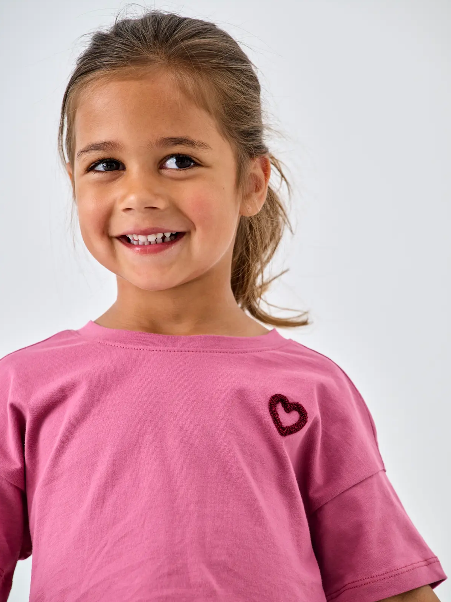 Anna Short Sleeve Heart Tee Juniors