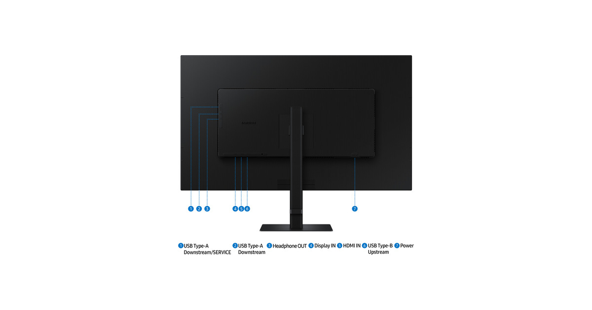 SAMSUNGViewFinity S8 S80D UHD Monitor 37