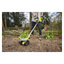 Batteridrevet jordfres 18 V 20 cm