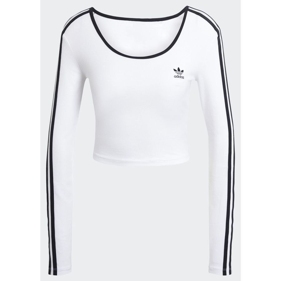 Adidas Original T-shirt court manches longues Adicolor 3 bandes