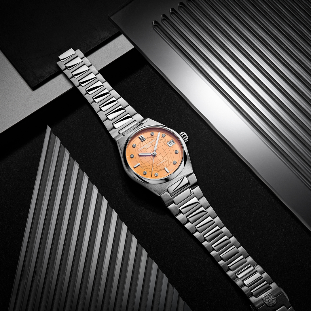Frederique Constant Highlife Ladies Automatic Diamonds Orange