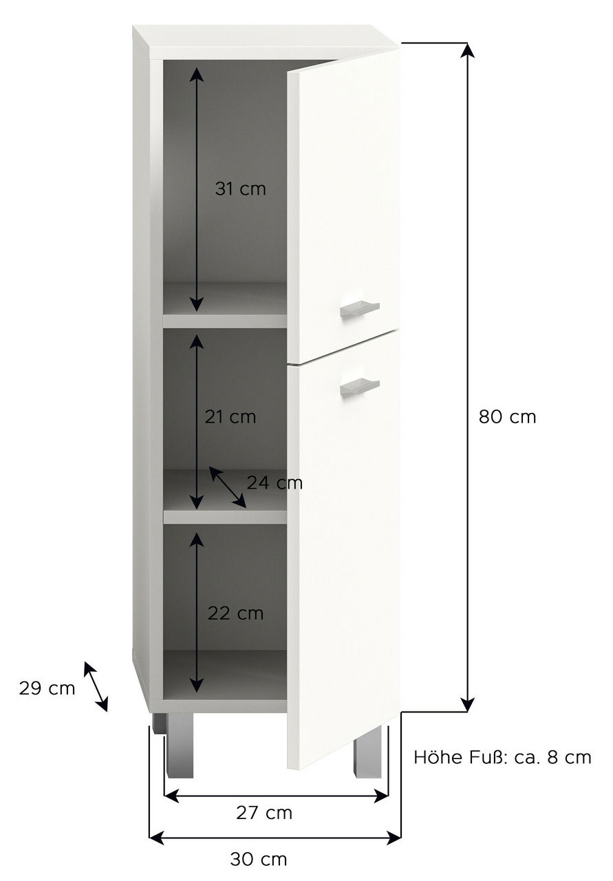 MID.YOU Badschrank BOSTON