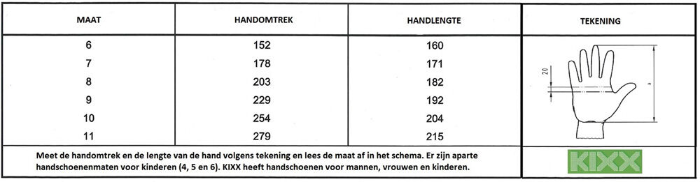 KIXX Like Lime - Tuinhandschoenen - Licht groen - 8