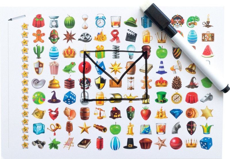 Connecto - Bordspel - Tekenspel - 1 tot 10 Spelers - Vanaf 8 Jaar
