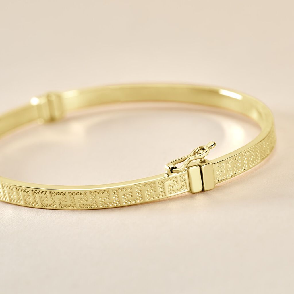 Bracelet Jonc Capucina Grec Or Jaune