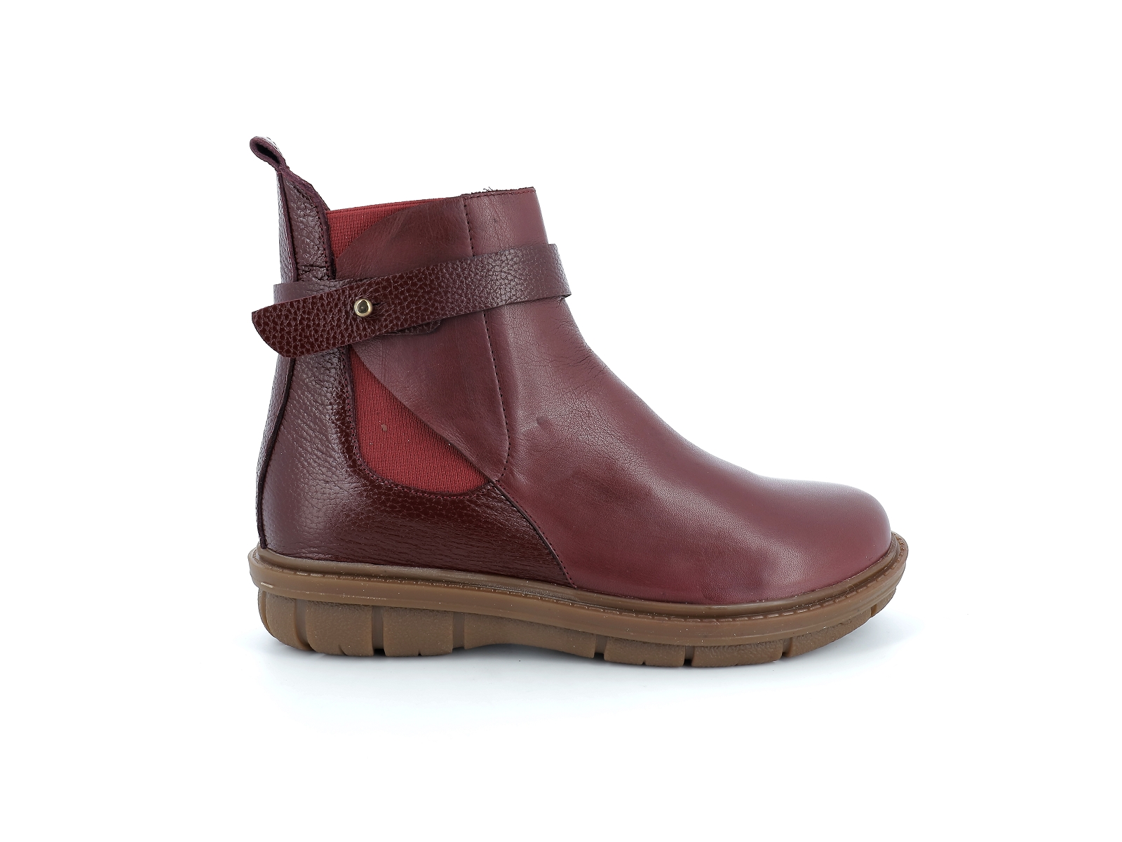 Gloria-GLOCHAS Cuir Bordeaux