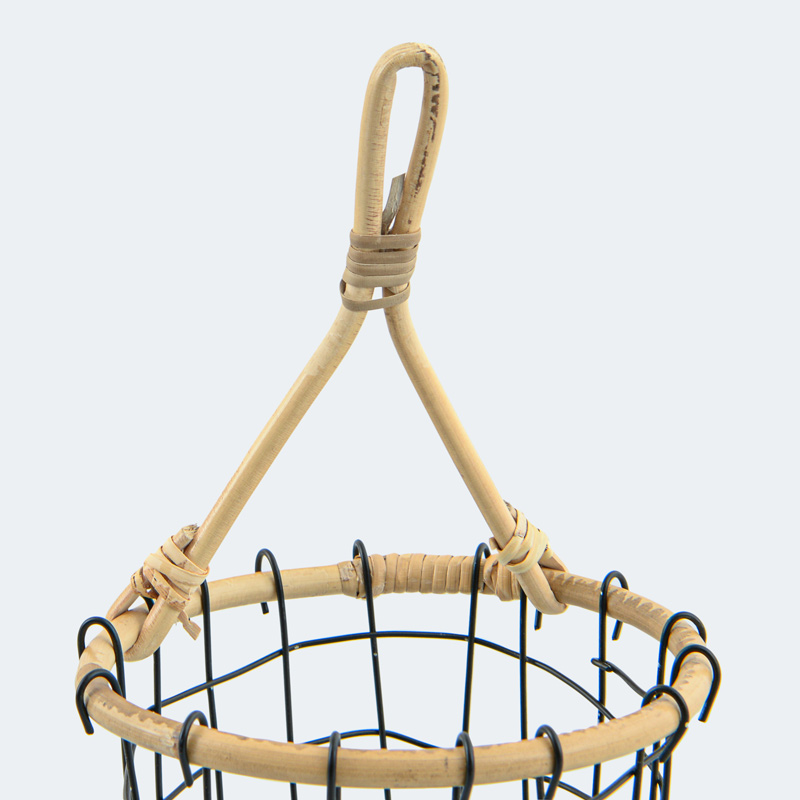 Panier rond en métal