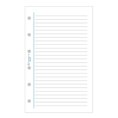 Exacompta Exatime 14 - Recharge pour organiseur - travers blanc - 10 x 14 cm