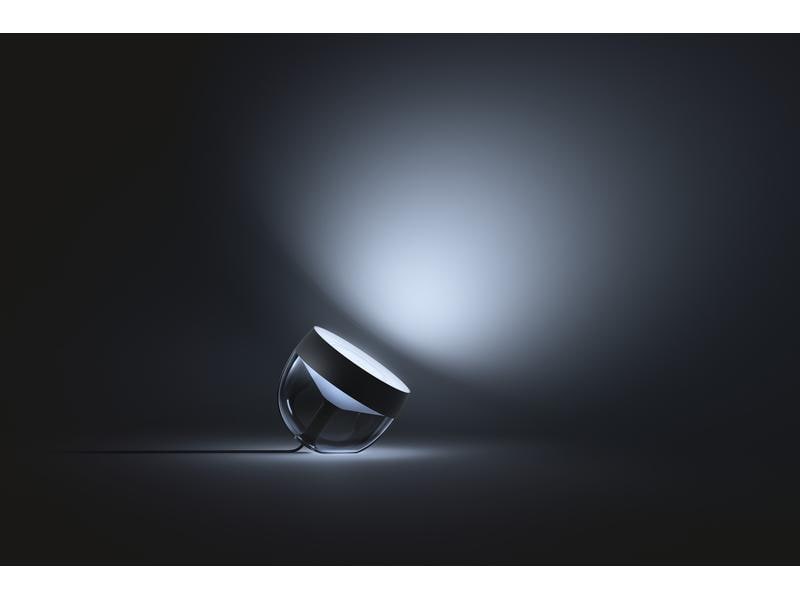 Philips Hue White & Color Ambiance Iris Tischleuchte Schwar Akzentleuchte für einmalige Lichtstimmungen