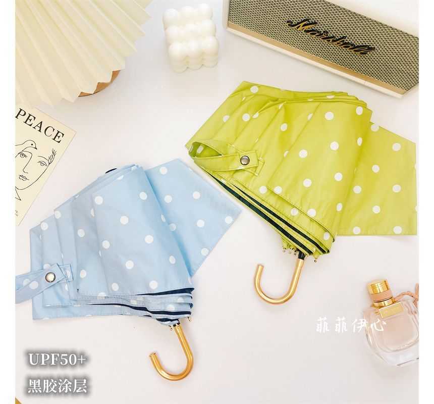 Fenmo - Polka Dot UV-bescherming Compacte Paraplu