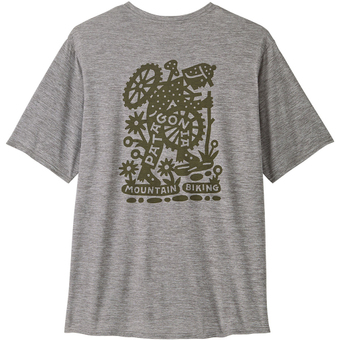 Patagonia Capilene Cool Daily Graphic Lands T-Shirt Hike-a-bike: Feather Grey Herren