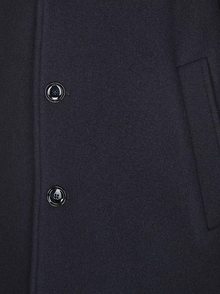 BOSS Wollmantel dunkelblau