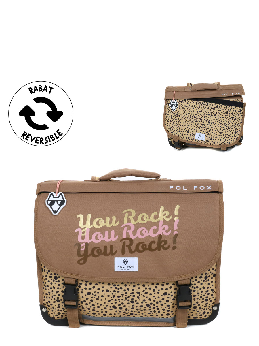 Cartable RÀversible Pol Fox You Rock 41 cm
