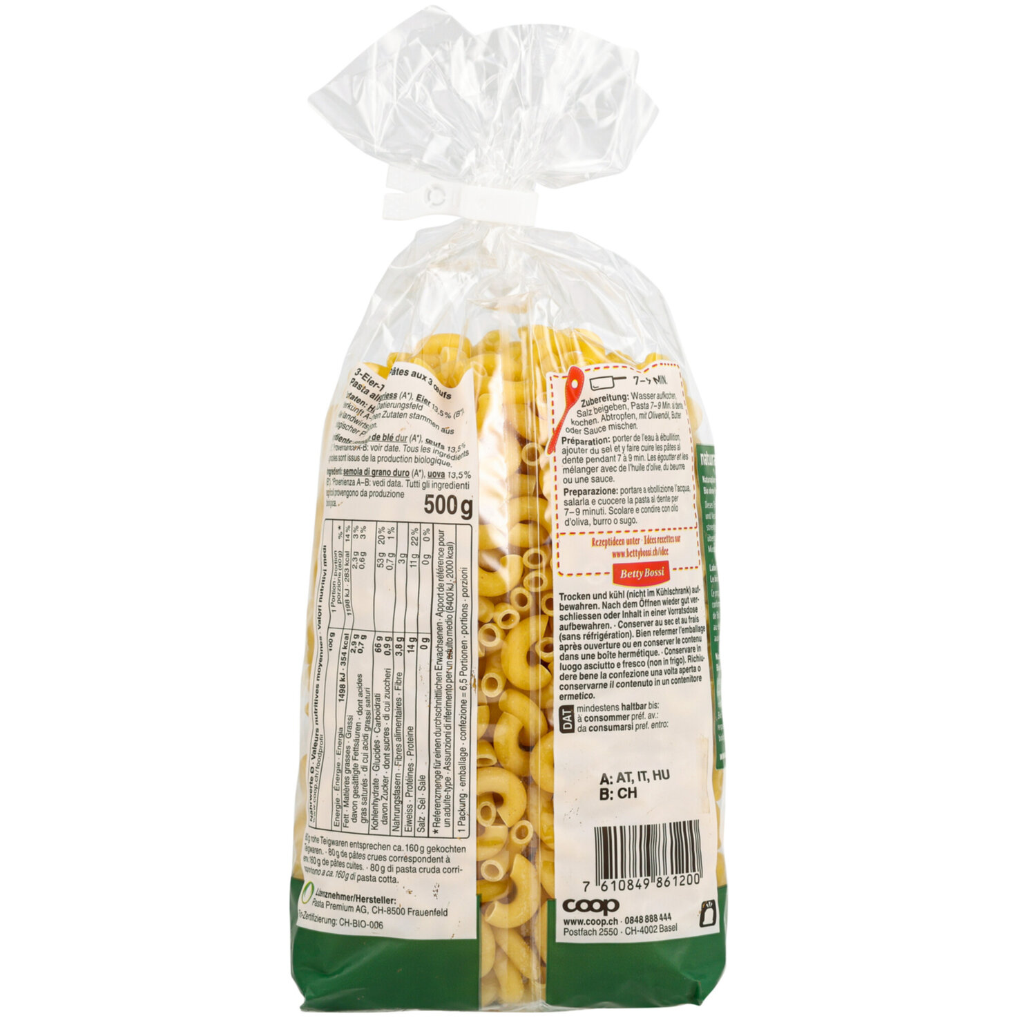 Naturaplan Bio Hörnli 3-Eier