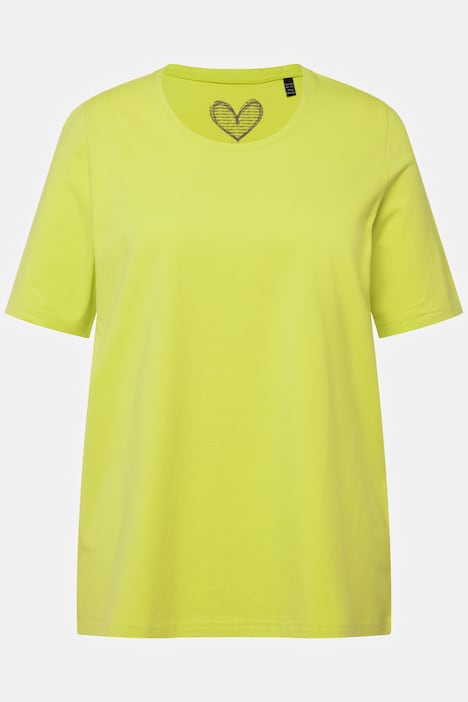 T-Shirt, A-Linie, Rundhalsausschnitt, Halbarm