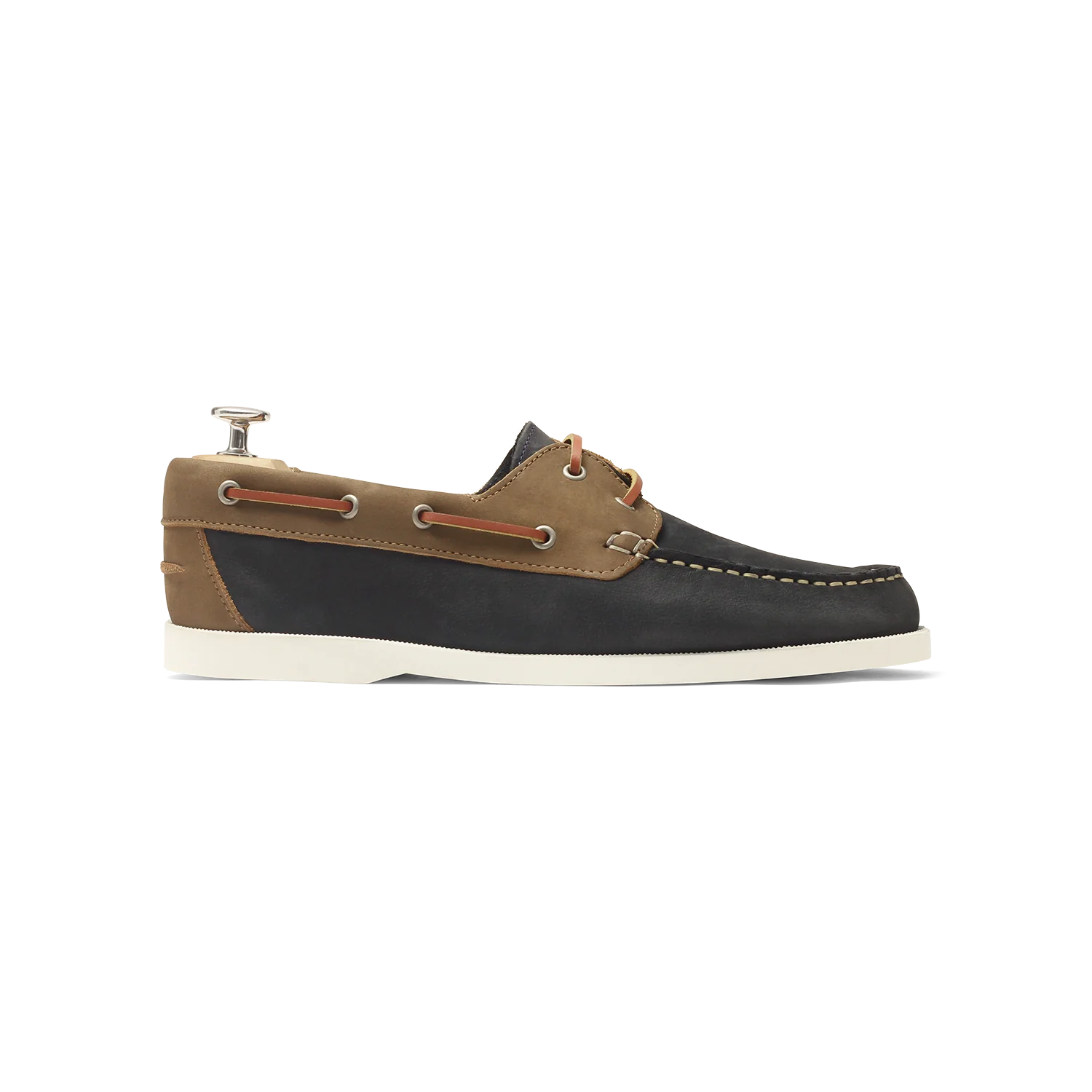 Bato-Chaussure bateau en nubuck bleu / gold