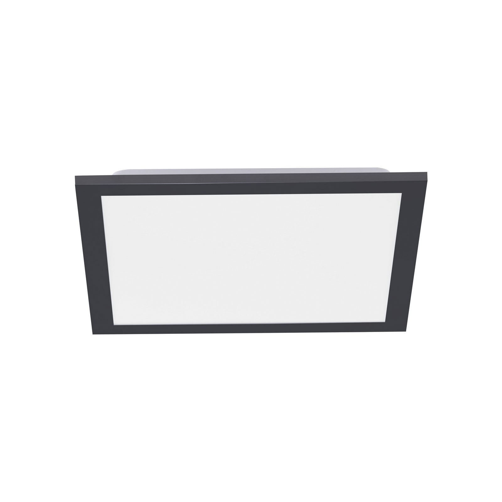 LED-Deckenleuchte Flat 29,5x29,5 cm schwarz
