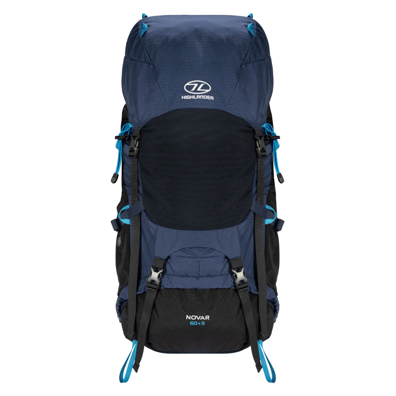 Highlander novar 60 + 5 rugzak - blue