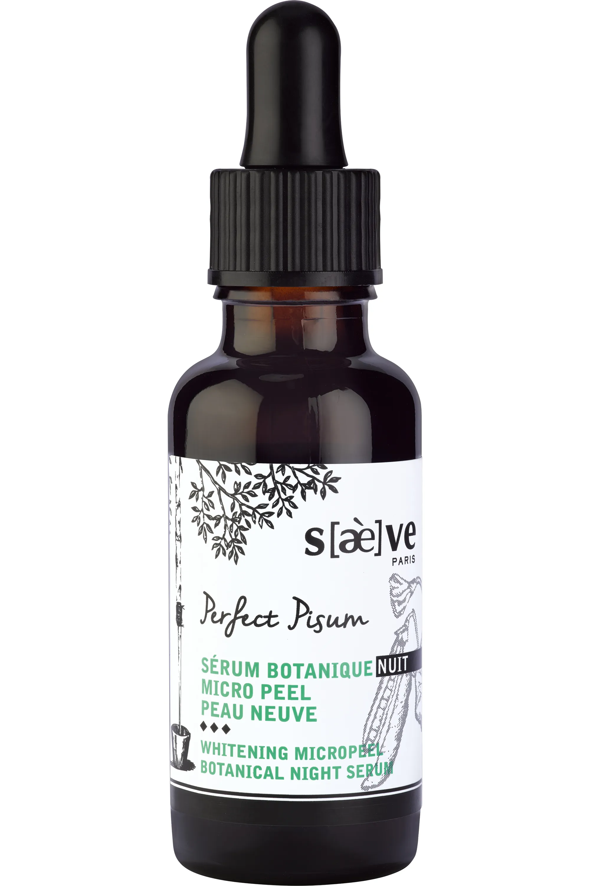 Saeve Sérum anti-taches nuit peau neuve Perfect Pisum-30 ml