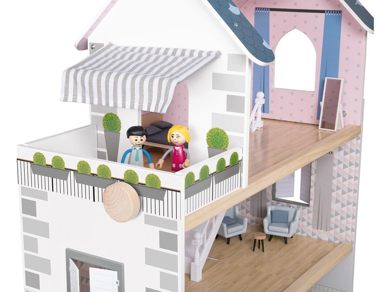 Houten poppenhuis