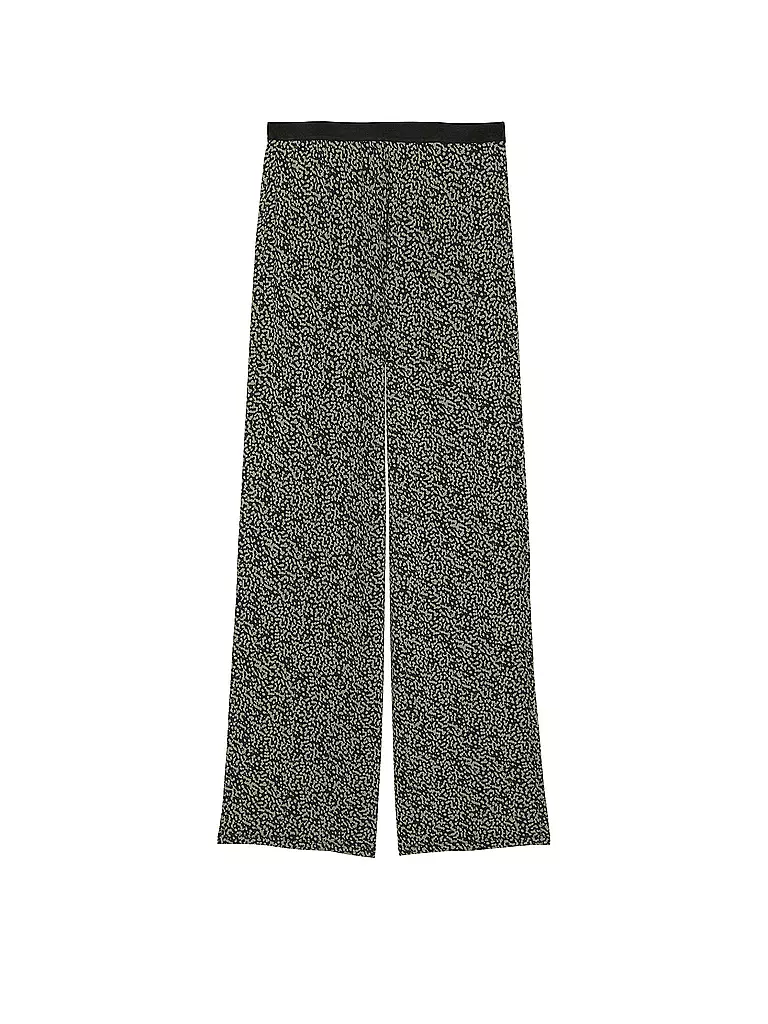 MARC O'POLO Marlenehose dunkelgrün