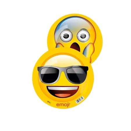 Happy People Emoji Ball cool und geschockt, 23cm